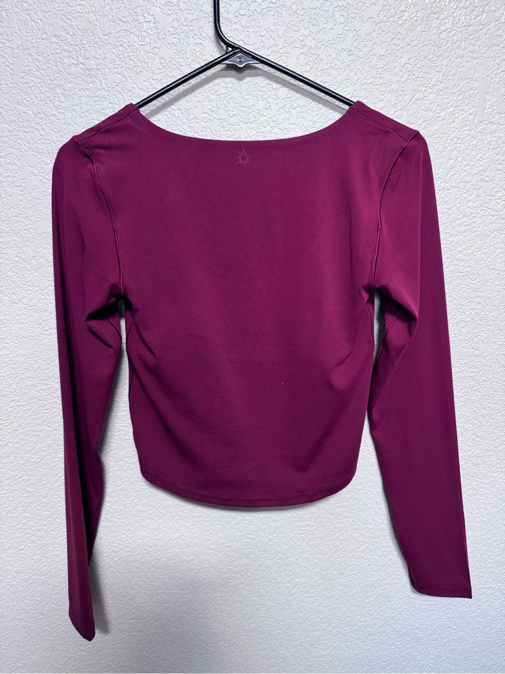 NWT Aerie 2 Piece Set Burgundy Women’s M High Rise Flare - Picture 5 of 11